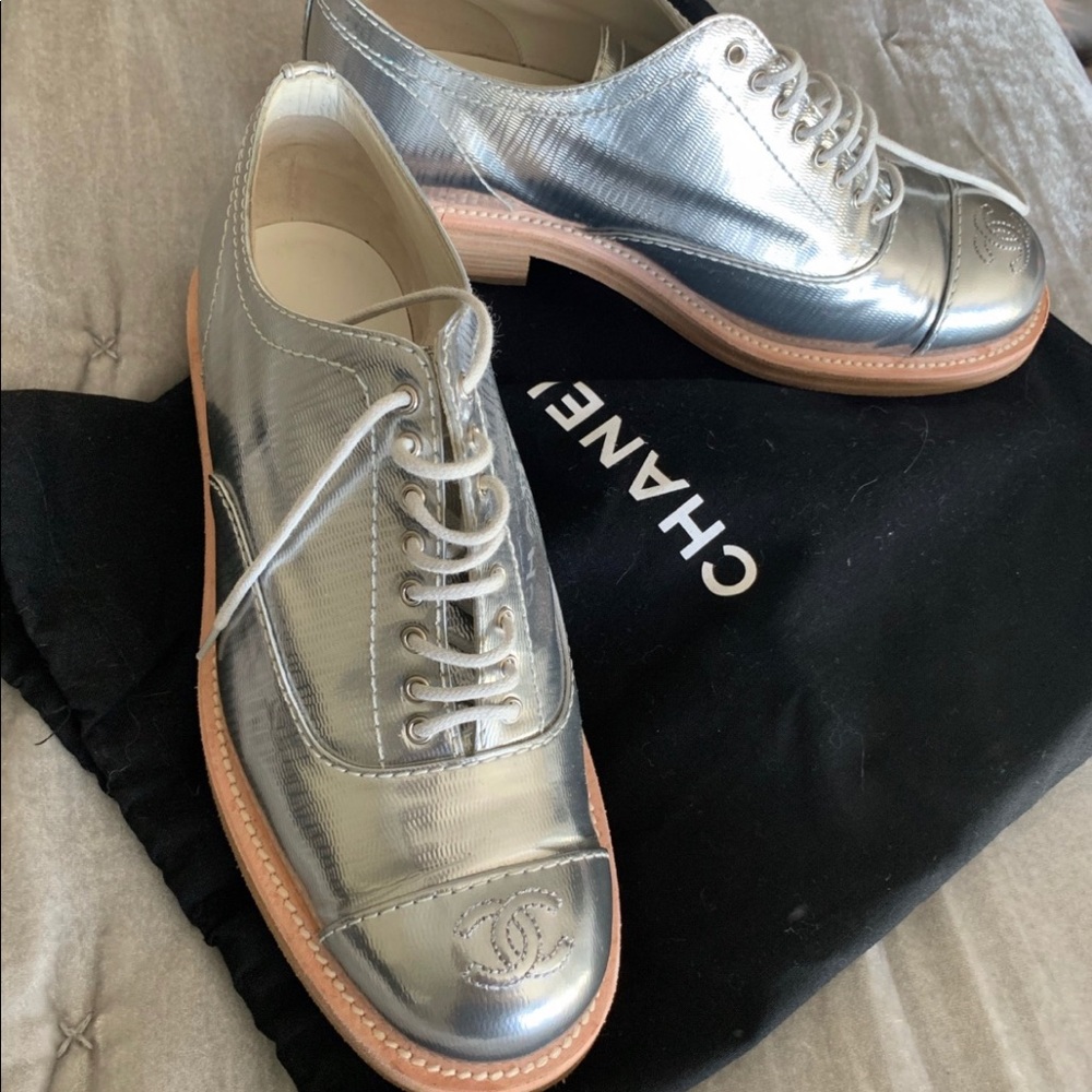 Chanel Metallic Shoes